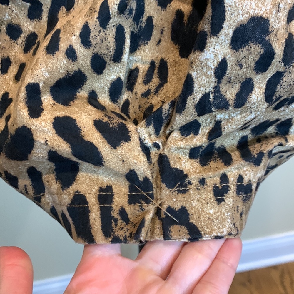 Whbm Leopard Print Short Swing Jacket - image 7